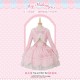 Mademoiselle Pearl Sanrio My Melody Rose Themed Apron Top Skirt Set JSKs and OPs(Reservation/Full Payment Without Shipping)